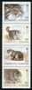 Wild Mountain Cats Of Tajikistan. Vertical Strip Of 4 Different Mint Stamps. WWF. - Tajikistan