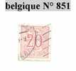 Timbre DE BELGIQUE N° 851 - 1977-1985 Chiffre Sur Lion