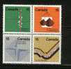 CANADA 1972 MNH Stamps Int. Congresses 502-505 # 2310 - Nuevos