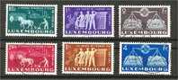 LUXEMBOURG EUROPA 1951 VFU SET - Usados