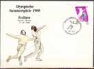 FDC Corée Du Sud. Jeux Olympiques Séoul 1988. Escrime, Fencing. - Escrime