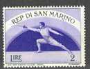 République De San Marin. Escrime, Fencing. - Esgrima