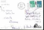 Carte Postale Affranchie Avec  Mariannes De Luquet De La Martinique Pour L'Italie Puis Retour à L'envoyeur - Postal Rates