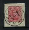 138 Op Fragment Met Geschrapt Postagentschap VERVIERS 1 (noodstempel) - 1915-1920 Albert I