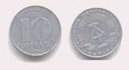 ALLEMAGNE DEMOCRATIQUE  10 PFENNIG 1970 A - 10 Pfennig