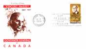 Canada  1969 Fdc Vincent Massey 1887 1967 Governor General - Sonstige & Ohne Zuordnung