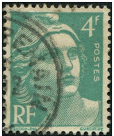 Pays : 189,06 (France : 4e République)  Yvert Et Tellier N° :  807 (o) - 1945-54 Marianne Of Gandon