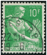 Pays : 189,06 (France : 4e République)  Yvert Et Tellier N° : 1115 A (o) - 1957-1959 Oogst