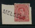 138 Op Fragment Met Naamstempel   MELSELE (noodstempel) - 1915-1920 Albert I