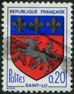 Pays : 189,07 (France : 5e République)  Yvert Et Tellier N° : 1510 (o) - 1941-66 Wapenschilden