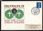 GB POLONICA 1972 POLPHILEX 72 SCOUTING NUMISMATIC EXHIBITION COVER Scouts Girl Guides Poland Polska ZFP Pologne Polen - Covers & Documents