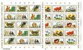 ROMANIA  EUROPA - 1983  FAUNA/FLORA  2 S/S- MNH - 1983