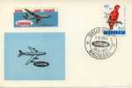 SABENA  KAART - CARTE - Kaart : 1-9-1963     1923-1963 +  Vignet SABENA Via Air Mail  1216 - Cartas & Documentos