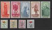 Belgie OCB 814 / 822 (*) - Unused Stamps