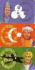 TURQUIE 3 CARTES DIFF GRANDS PERSONNAGES DE TURQUIE SUPERBES - Characters