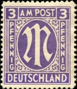 Pays :  23,20 (Allemagne : Zone Américaine Et Britannique (Bizone))  Yvert Et Tellier N° :    2 B (*) - Mint