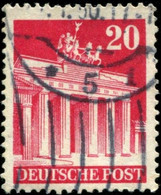 Pays :  23,20 (Allemagne : Zone Américaine Et Britannique (Bizone)) Yvert Et Tellier N° :  52 A (o) - Used