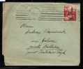 POLAND GEN GOVT COMMERCIAL COVER WARSCHAU C1 HITLER 24 GR DIENSTPOST RATE - Governo Generale