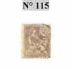 Timbre De France Type Mouchon N° 115 - 1900-02 Mouchon