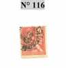 Timbre De France Type Mouchon N° 116 - 1900-02 Mouchon