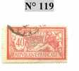 Timbre De France Type Merson N° 119 - 1900-27 Merson