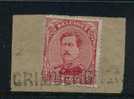 138 Op Fragment Met Naamstempel GRIMBERGHEN (noodstempel) - 1915-1920 Albert I.