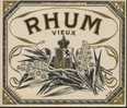 Etiquette "RHUM VIEUX" - Rum