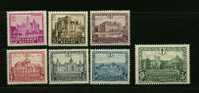 Belgique. Série*  N° 308 à 314 Château Divers - Unused Stamps