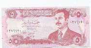 Billet De 5 Dinar (face De Saddam ) - Iraq
