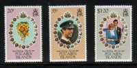 PITCAIRN 1981 ROYAL WEDDING SET OF 3 NHM - Pitcairninsel