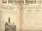 La Dernière Heure Et La Petite Feuille 14/1/1919 Ladoux Bruxelles Malines Saint-Gilles Football Cross - Documents Historiques