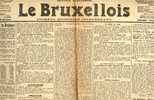 LE BRUXELLOIS (quotidien Pro-allemand) Du 18/10/1918 Wilson Lèpre Thudinie Vaudeville Molière Winter - Historical Documents