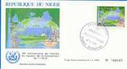 2 Fdc Du Niger Du 29/3/89 Tirage Limité,30 é Anniversaire De La Convention De L´IMO - Other (Sea)