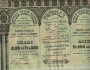 CREDIT FONCIER EGYPTIEN ACT 500 FRF (ETABLI EN 1880) - Banque & Assurance