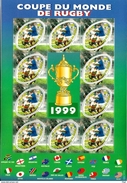 Timbre De France 1999 ** Feuillet "Coupe Du Monse De Rugby" Fraicheur Postale SUPERBE Départ à 50% De La Cote - Rugby