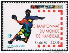 Timbres De France Coupe Du Monde De Handball Y&T No 3367 ** 2001 - Handball