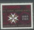 CANADA 1983 Stamp(s) MNH St. Johns Ambulance 874 #2368 - Nuovi