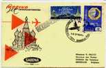 BELGIQUE 1º Liaison Postale  BRUXELLES/MOSCOU Vol SABENA 1960 BOEING 707 - Otros & Sin Clasificación