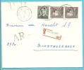 848a(2)+924 Op Aangetekende-AR Brief, Cirkelstempel ROCHEFORT Op 10/2/70 - 1936-51 Poortman