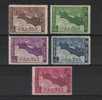 Belgie OCB 249 / 253 (*) - Unused Stamps