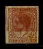 ESPAGNE Nº 188 ** NON DENTELE Triple Impression Dont Une Renversee - Unused Stamps