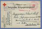 Kaart "Belgische Krijgsgevangenen"  Met Stempel ROOD KRUIS VAN BELGIE / PLAATSELIJKE KOMITEIT - KORTRIJK (21/2/1941) - Weltkrieg 1939-45 (Briefe U. Dokumente)