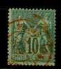 FRANCE Nº 65 Obl. C A D Rouge - 1876-1878 Sage (Typ I)