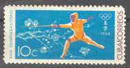 Cuba. Escrime. Jeux Olympiques DeTokyo 1964. - Fechten