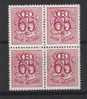 Belgie OCB D 53  ** MNH In Blok Van 4. - Mint