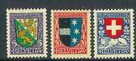 SWITZERLAND 1926 PRO JUVENTUTE Mint Hinged 218-221 Not Complete # 1509 - Unused Stamps