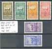 LUXEMBOURG  No Michel 290-295  Oblitéré.( Dent Courte Au 1F )  Cote : 40 € - Used Stamps