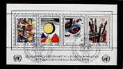 C1159 - Nations Unies Geneve - Bloc Yv.no. BF4 0blitere Premier Jour - Blocks & Sheetlets