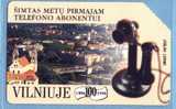 100 YEARS TO THE FIRST SUBSCRIBER-TELEPHONE- USED UTILISEE (°) - Litouwen