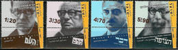 ISRAEL..2002..Michel # 1706-1709...MNH. - Unused Stamps (with Tabs)